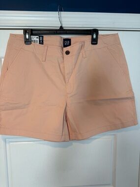 GAP Women's Light Peach Chino Shorts